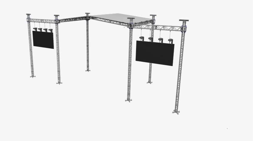 Ground Supported Truss Roof - Folding Table, transparent png download