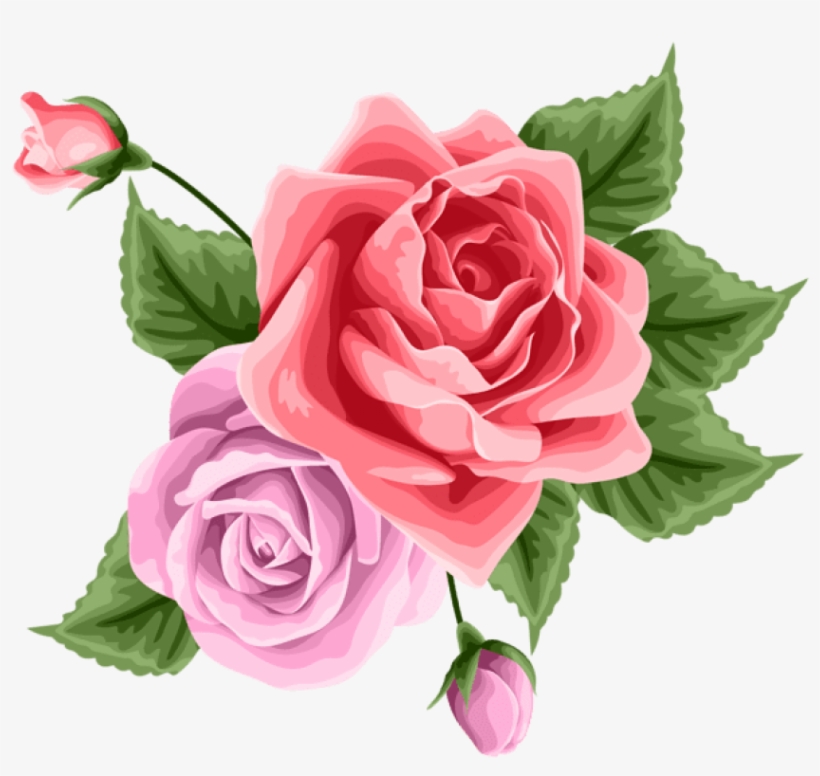 Free Png Download Rose Decoration Clipart Png Photo - Clip Art, transparent png download