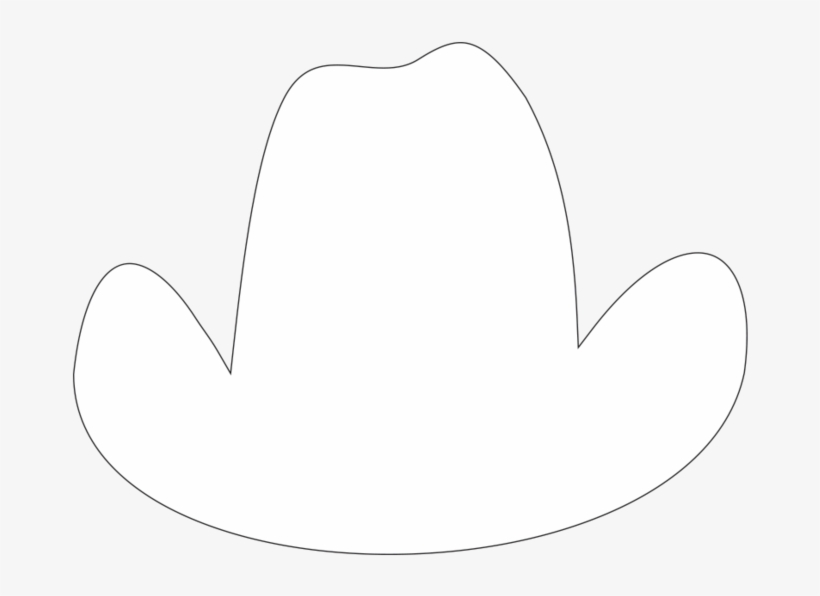 Cowboy Hat Hand Fans - Line Art, transparent png download