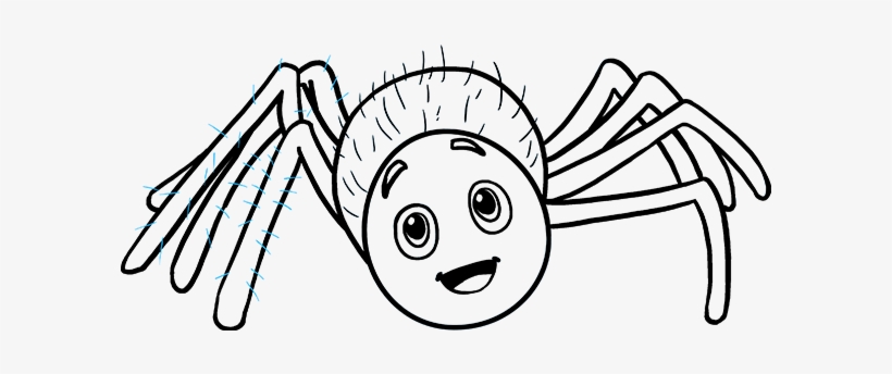 Spider Pic Drawing - Drawing, transparent png download