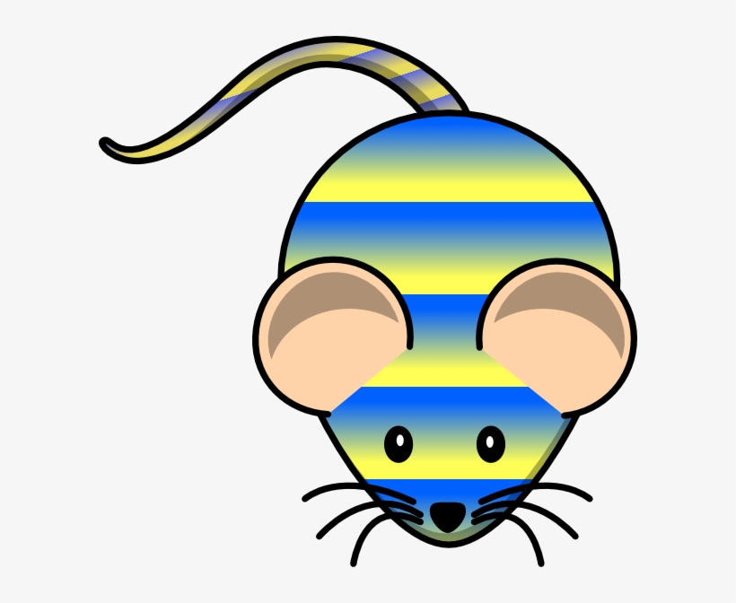 Striped Mouse Svg Clip Arts 600 X 592 Px, transparent png download