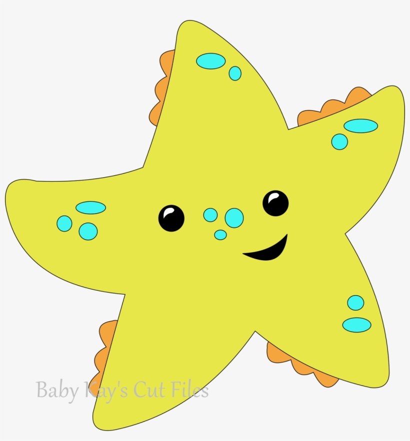 Cut File Starfish, transparent png download