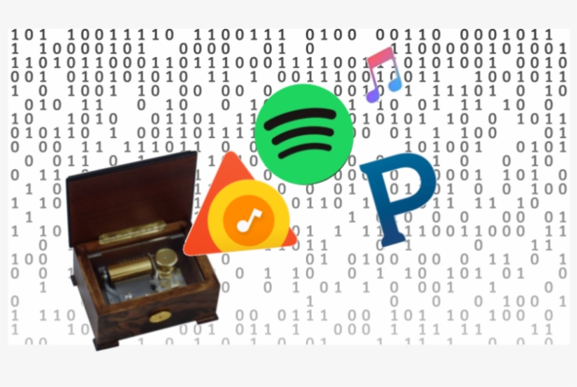 Feb - Clipart Free Binary Digits Black & White, transparent png download