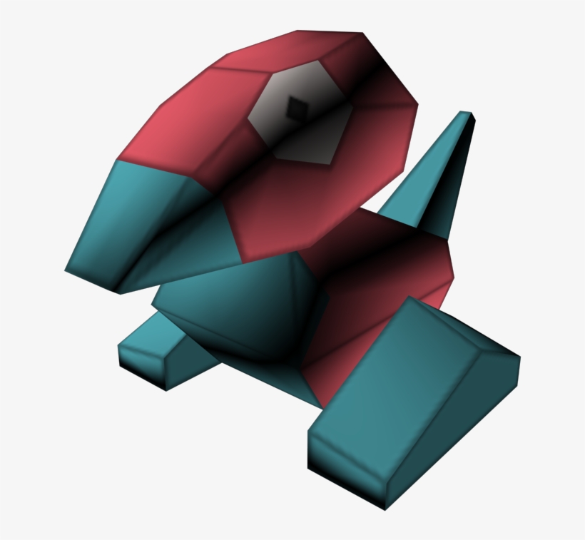 口袋妖怪3d龙porygon - Craft, transparent png download