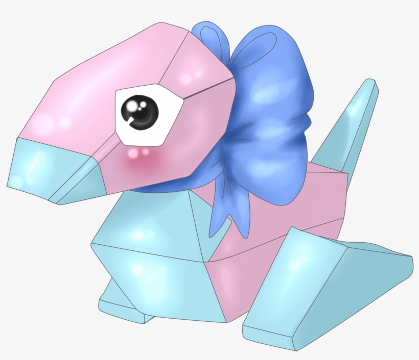 Chibi Porygon - Pokemon Porygon Cute, transparent png download