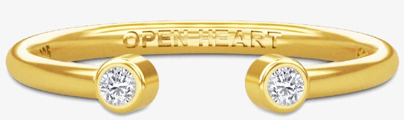 Open Heart - Engagement Ring, transparent png download