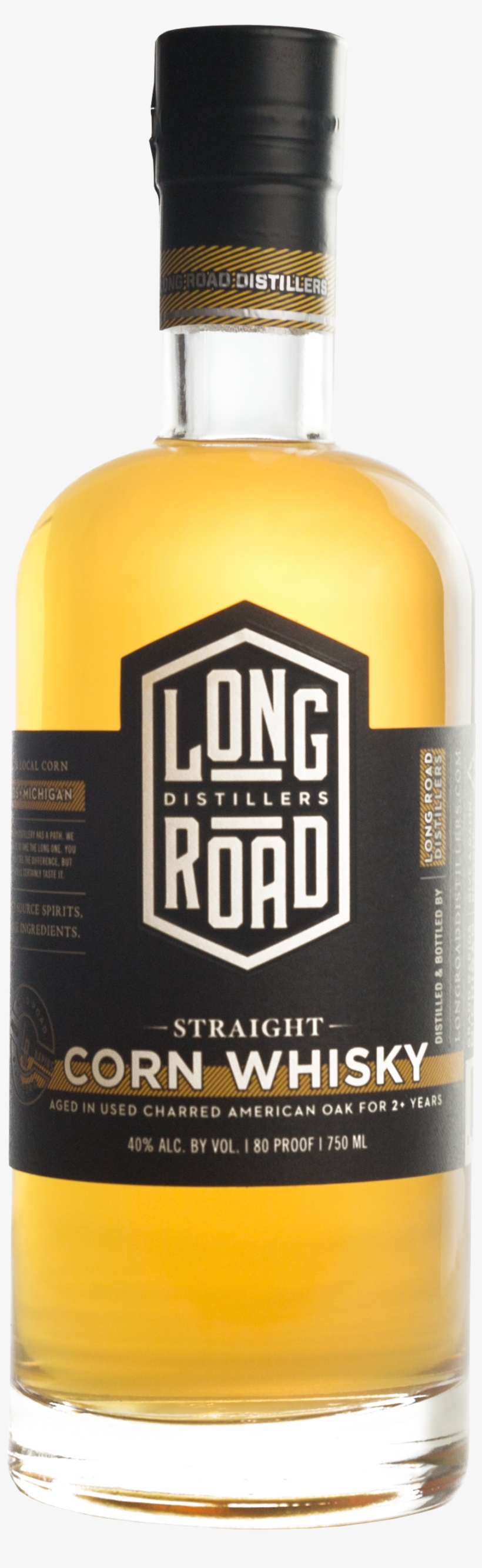 Straight Corn Whisky Long Road Distillers - Bombardino, transparent png download