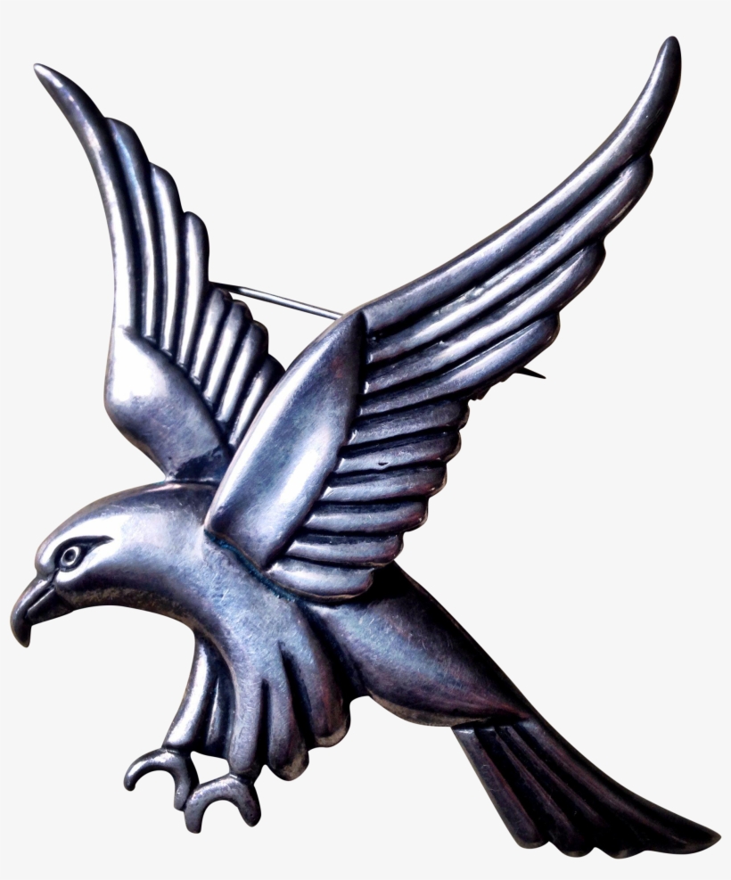 Casa Prieto Mexican Silver Eagle Brooch - Vaux S Swift, transparent png download