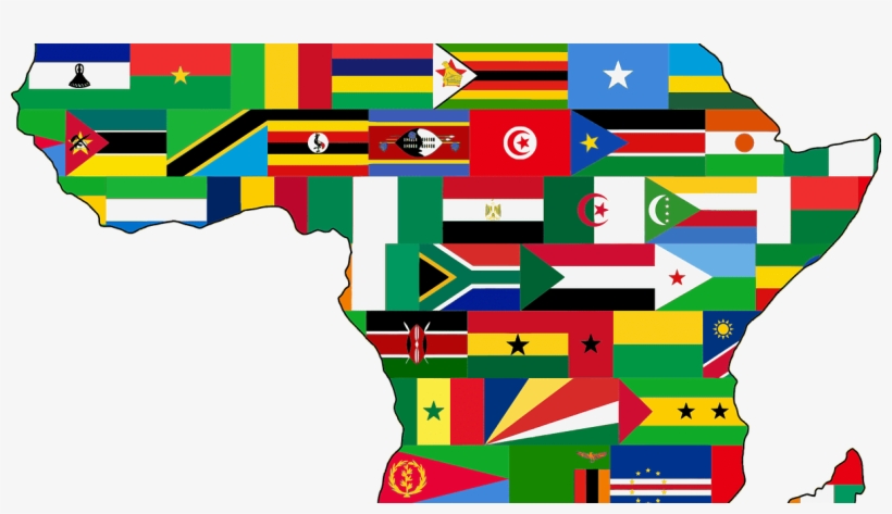 Dumb Carter - Africa Map With Flag, transparent png download