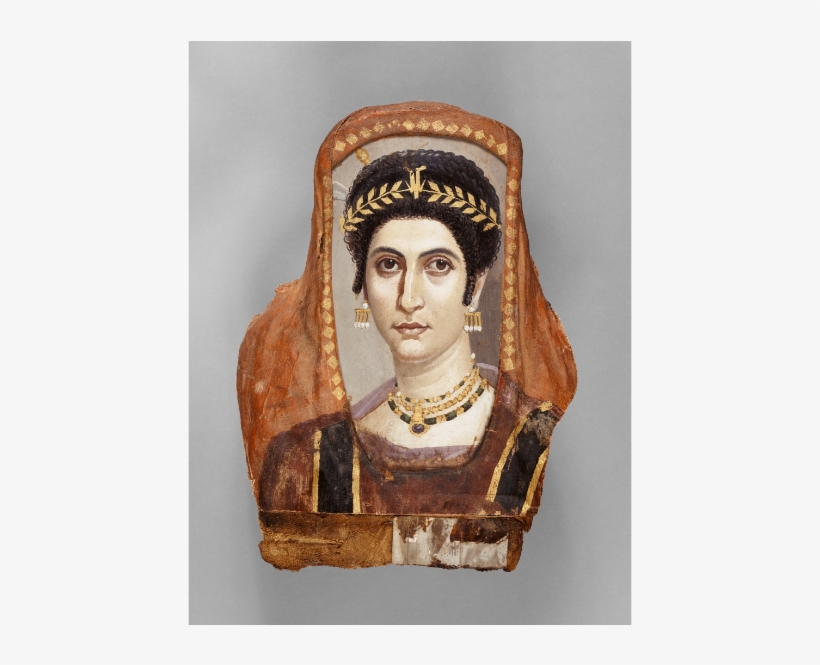 Mummy Portrait Of Isidora - Roman Mummy, transparent png download