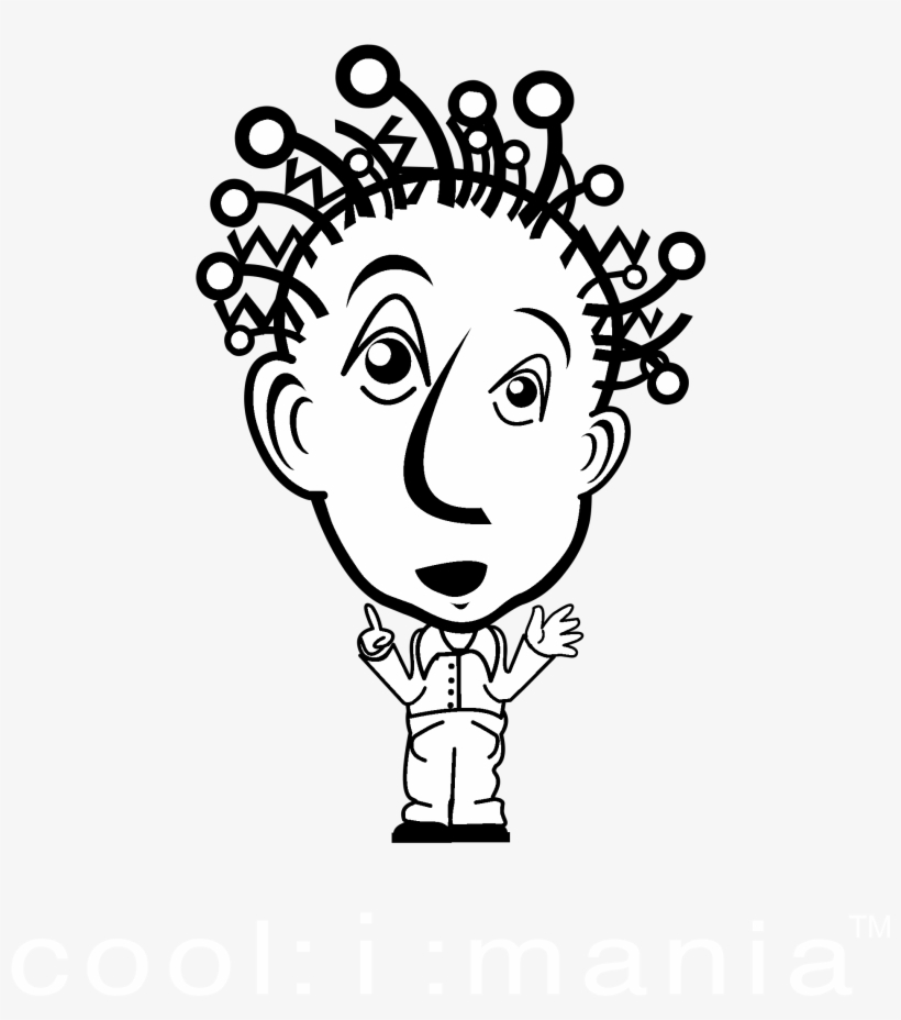 Cool I Mania Logo Black And White, transparent png download
