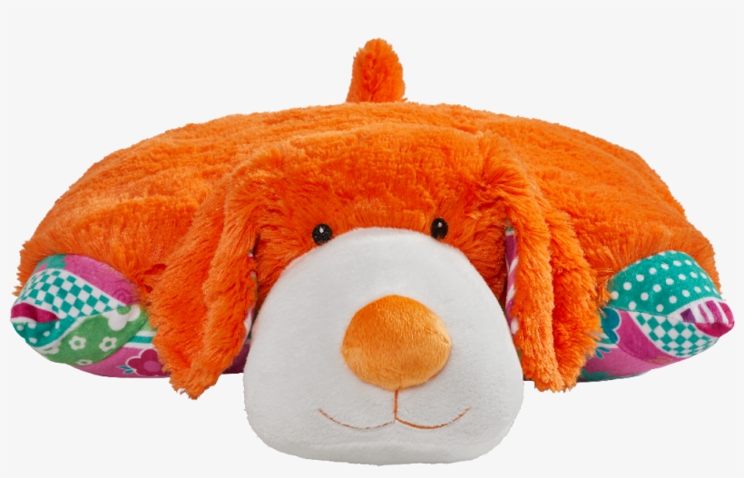 Colorful Orange Puppy Pillow Pet Colorful Orange Puppy, transparent png download