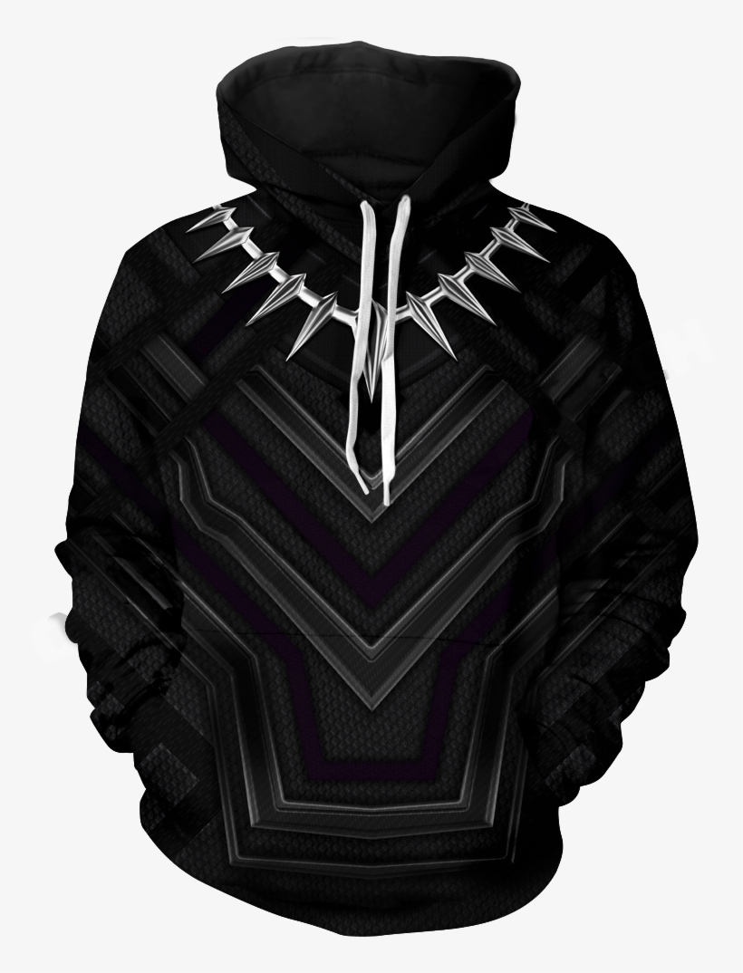 Wakanda Black Panther Pullover Hoodie - Spider Man Hoodie, transparent png download