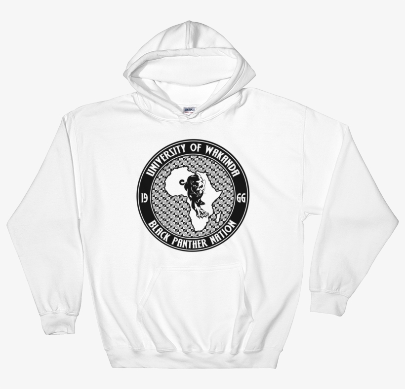 Black Panther Nation Seal Hoodie - Bts Hoodie, transparent png download