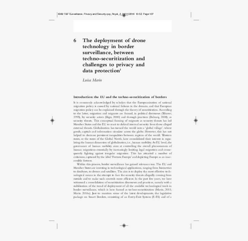 The Deployment Of Drone Technology In Border Surveillance, - Plaza De San Marcos, transparent png download