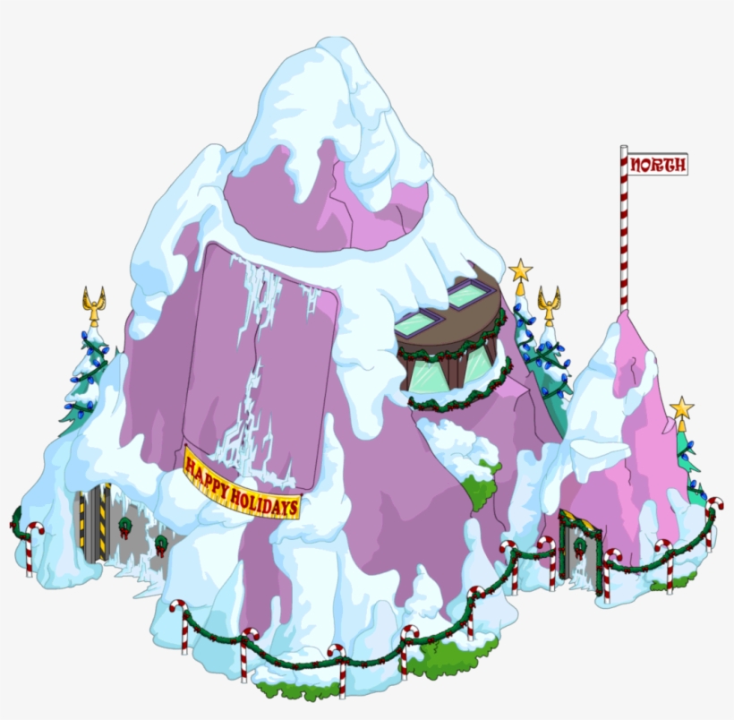 Christmas Volcano Lair - Christmas Volcano, transparent png download