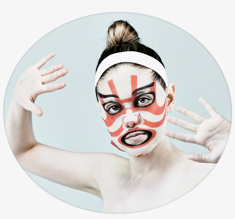 歌舞 伎 フェイス マスク, transparent png download