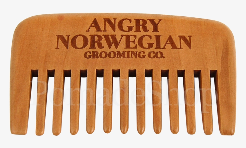 Angry Norwegian Bartkamm Peachwood - Wood, transparent png download
