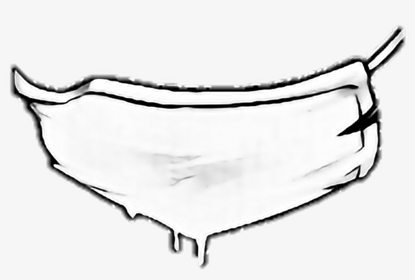 Surgical-mask Sticker - Monochrome, transparent png download