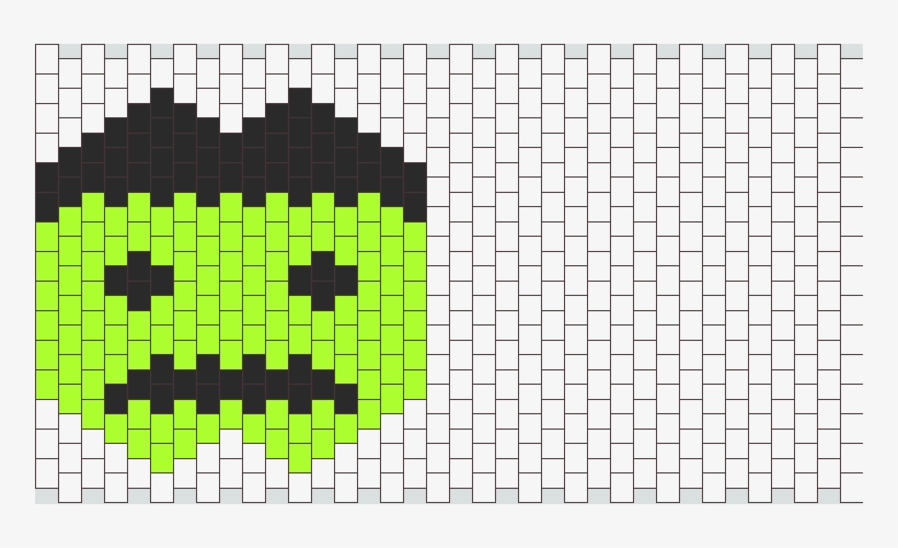 Spinarak Surgical Mask Bead Pattern - Kitty Upside Down Cross, transparent png download