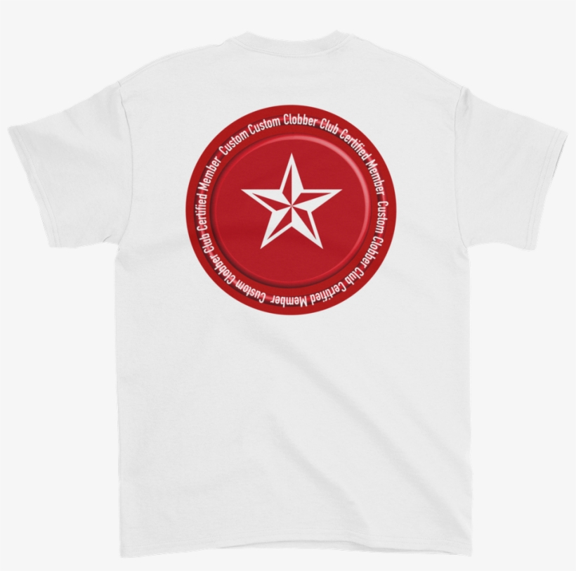 Certified T Shirt From Custom Clobber Club - Emblem, transparent png download