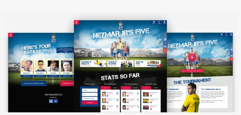 Neymar 5s Visual - Online Advertising, transparent png download