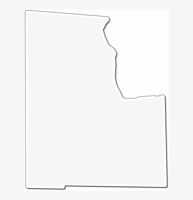 A Map Of Baker With An Outer Shadow Around The Map, transparent png download