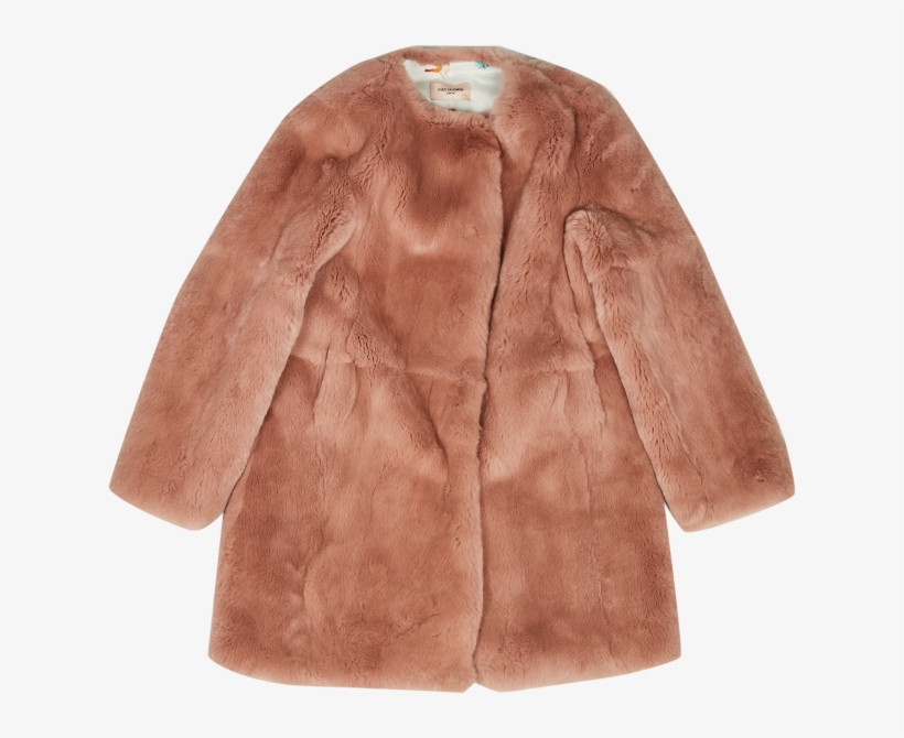 Pink Fur Coat - Fur Clothing, transparent png download