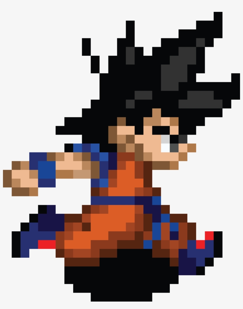 Blast Goku Run 1 - Goku Running Sprite Png, transparent png download
