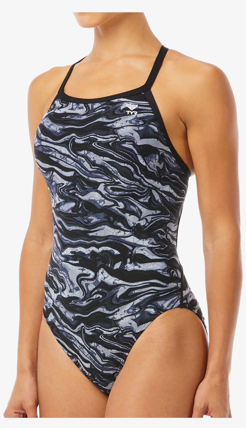 Tyr Women's Miramar Diamondfit Swimsuit- Green - Trinity Fit Tyr Suit, transparent png download