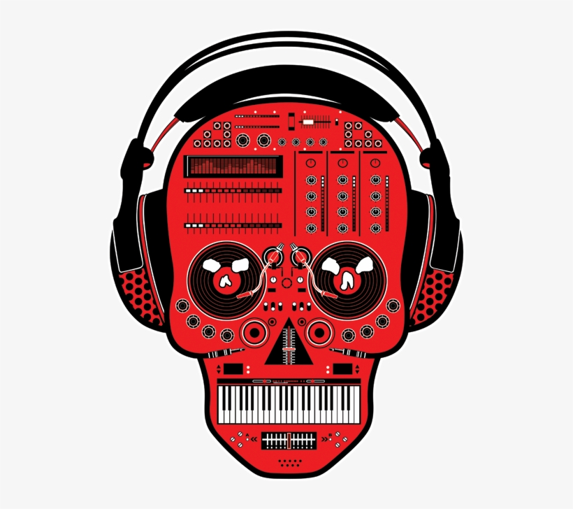 Calavera Dj, transparent png download