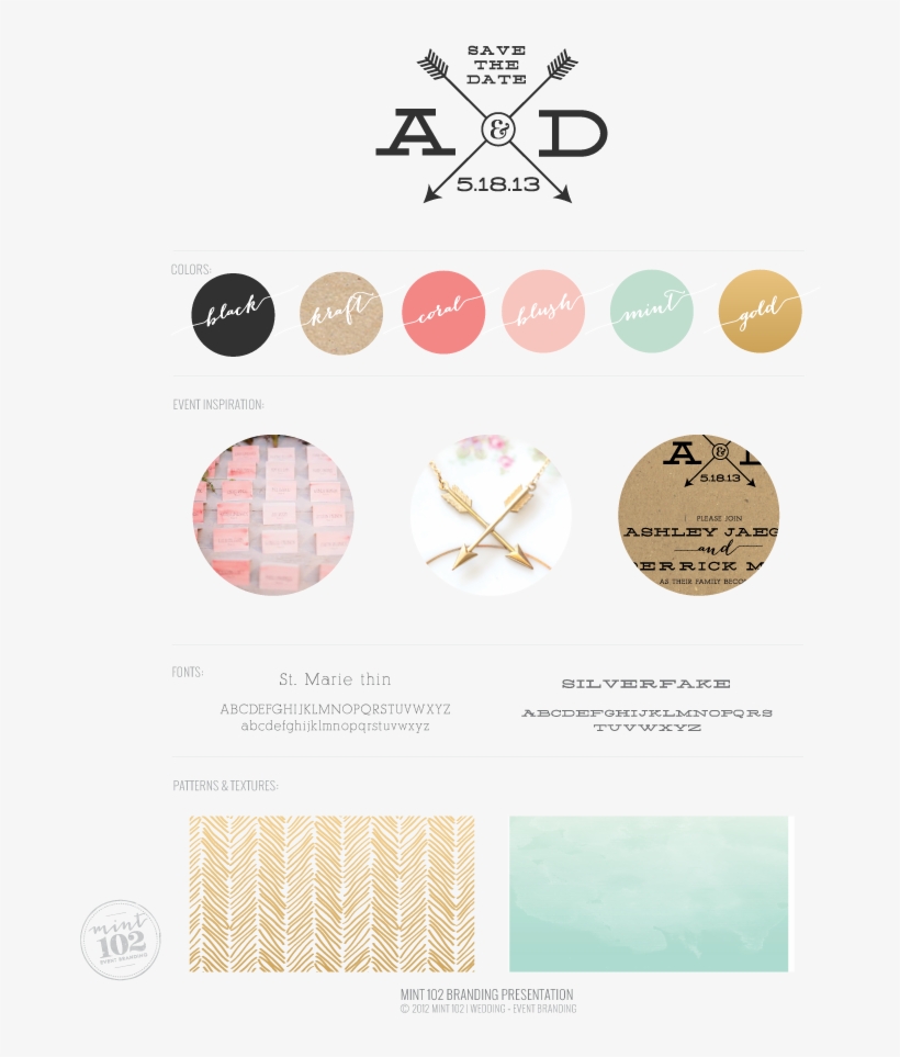 For A Wedding, But Very Much A Brand Identity, Kind - Diagram, transparent png download