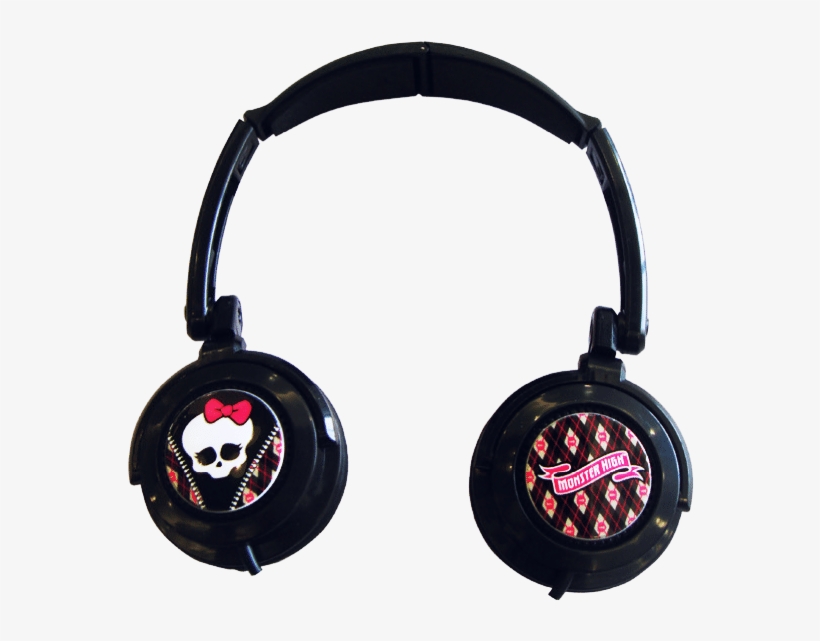 Monster High Lightweight & Compact Headphones - Headphones, transparent png download