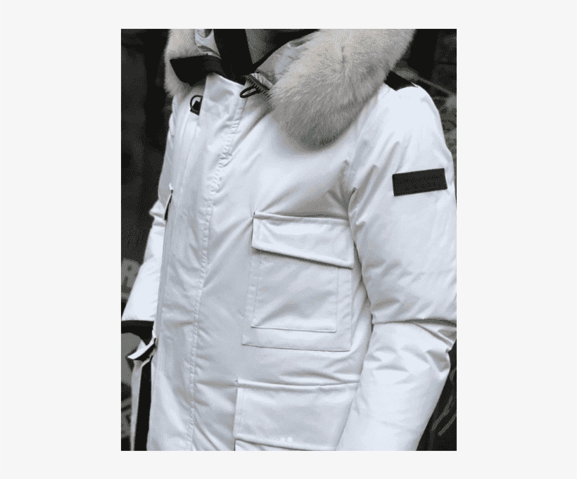 Peutery Peuterey Magina Dr Fur Coat White - Peuterey Magina Dr Fur, transparent png download