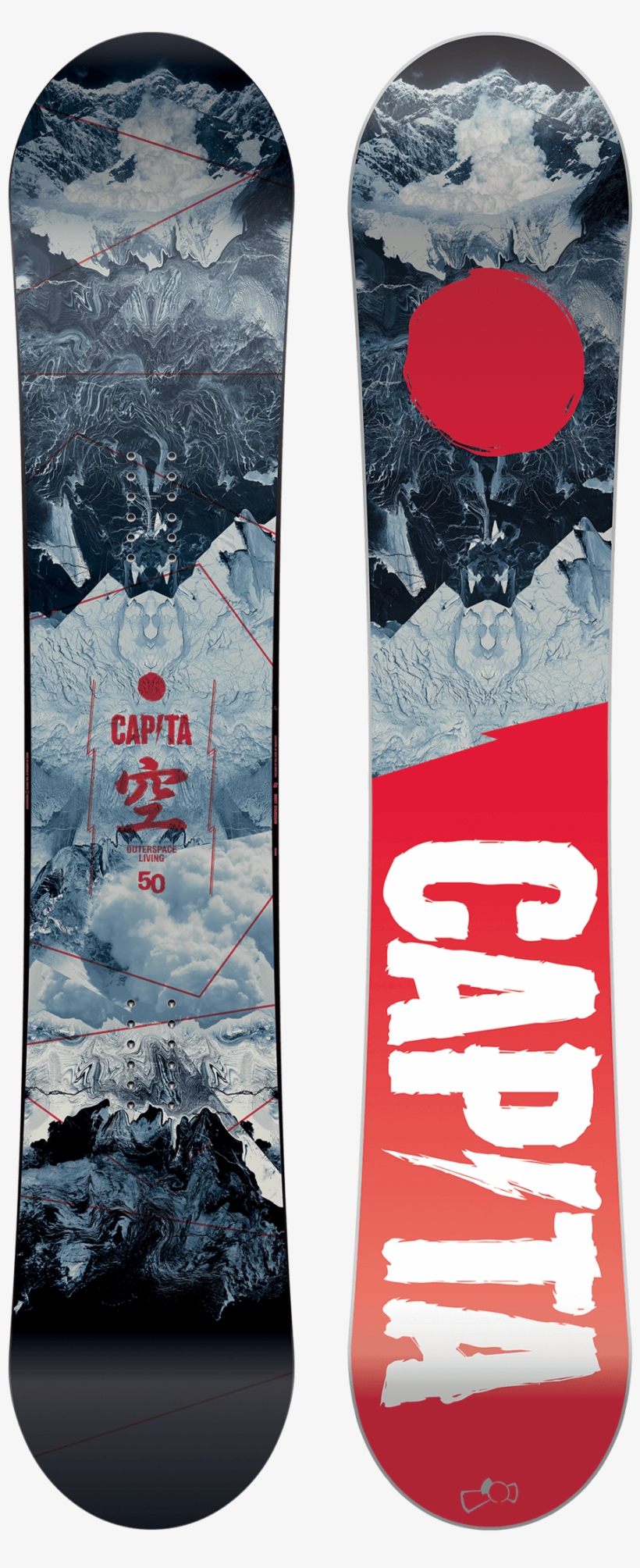 Capita Outerspace Living Snowboard, transparent png download