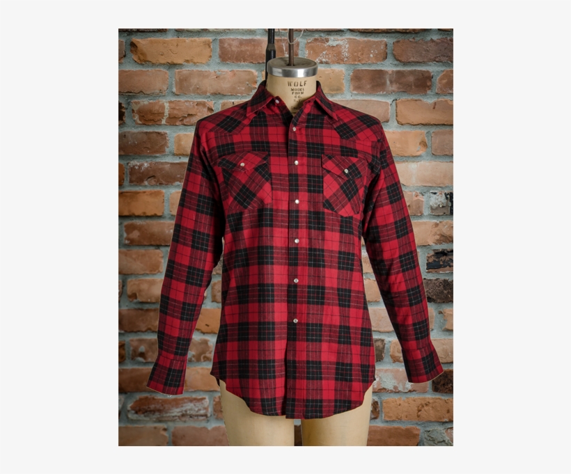 The Can-ultimate Men's Snap Plaid Flannel Shirt In - Plaid, transparent png download