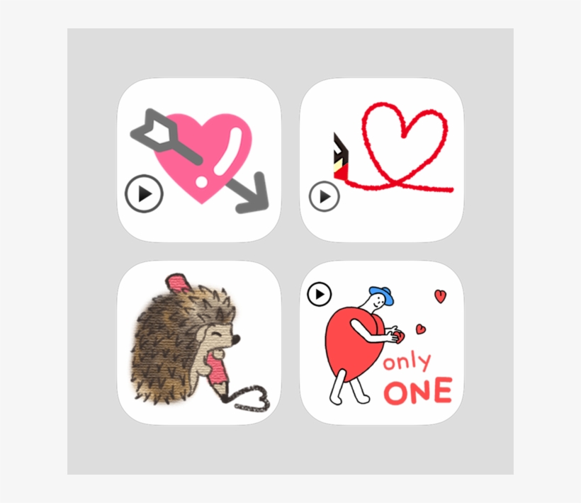 Animated Heart And Love Stickers Bundle On The App - Turkey, transparent png download