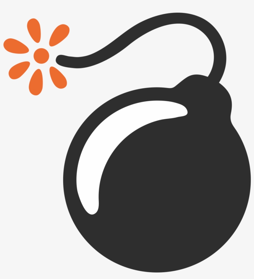 Bomb Emoji - Emoji Bomba, transparent png download