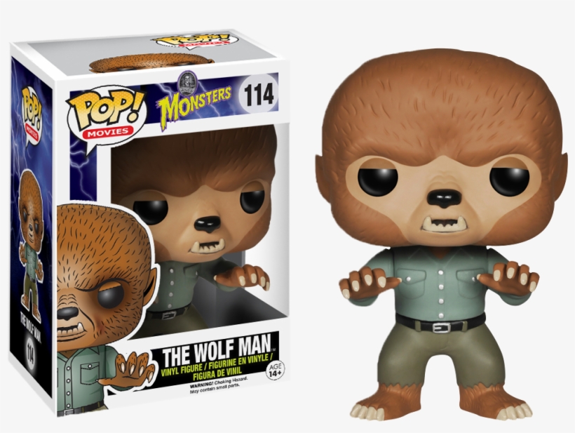 Universal Monsters Wolfman Pop Vinyl Figure - Wolfman Funko Pop, transparent png download