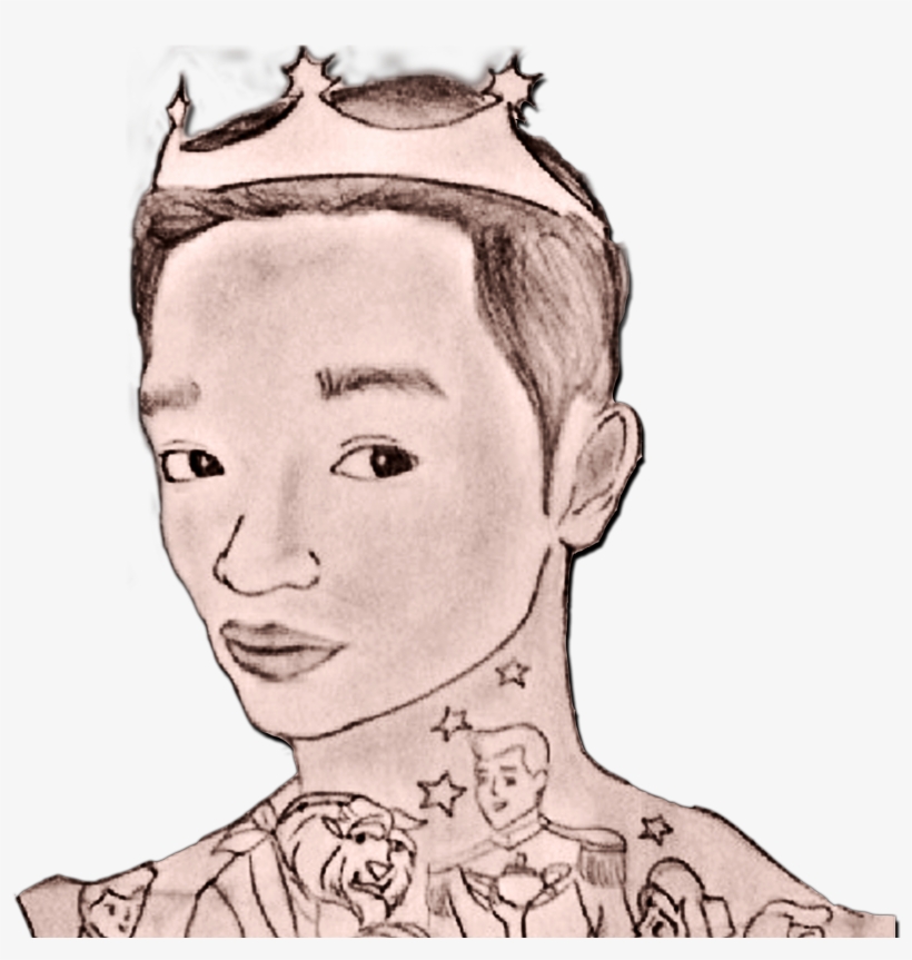 Transparent Tyler Oakley Tumblr Png Transparent Tyler - Sketch, transparent png download