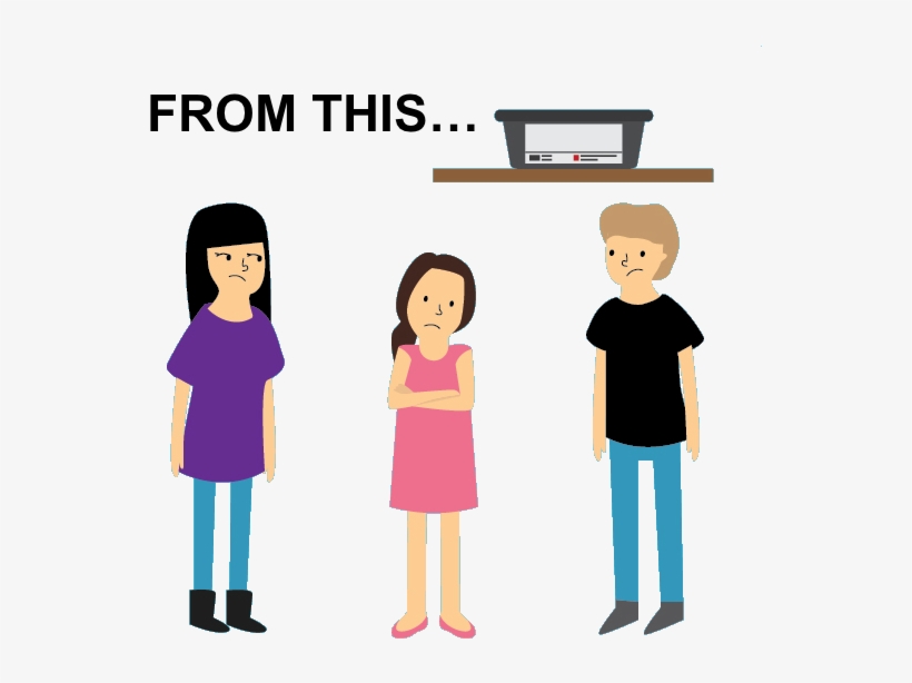 Children Looking Glum As Lego® Box Is On The Shelf - Cartoon, transparent png download