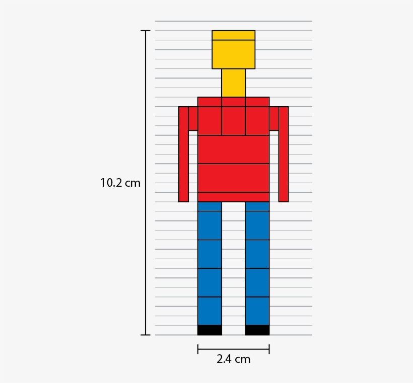 Width And Height Of Lego Miniland Figure - Parallel, transparent png download