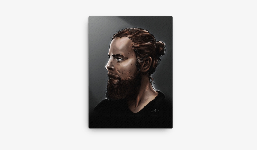 Manbun In The Dark Canvas, transparent png download