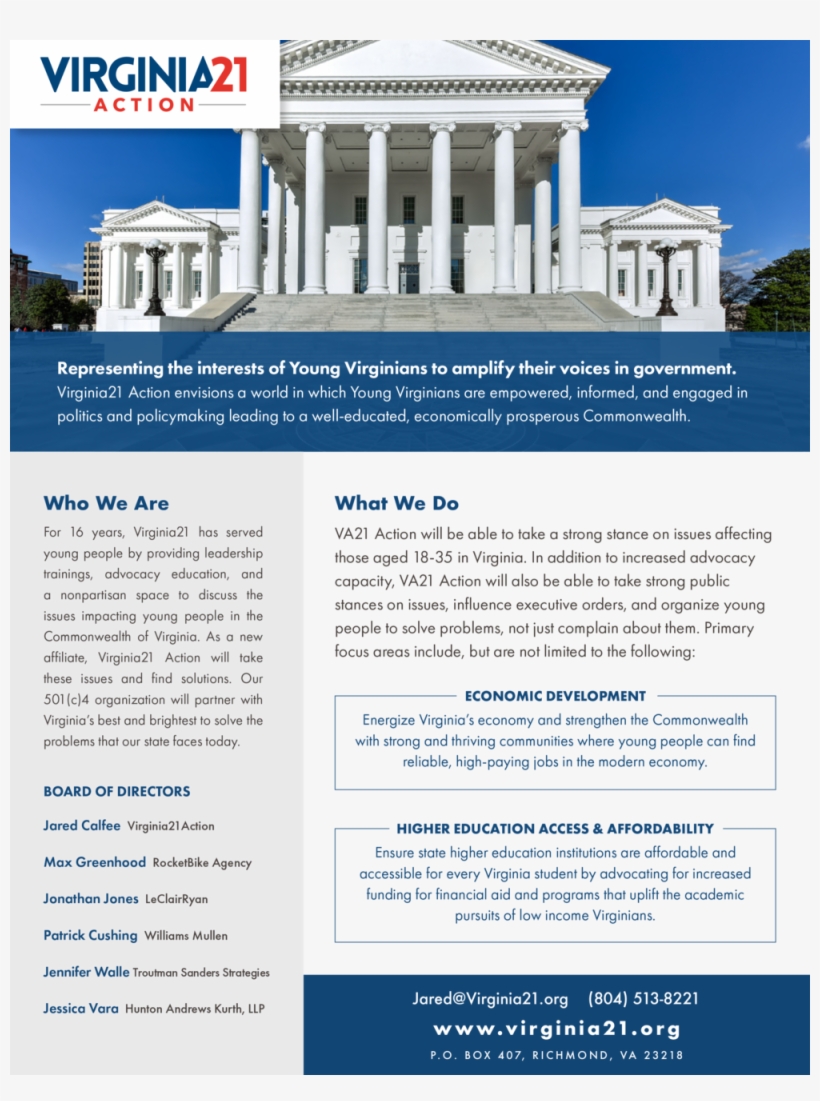 Virginia21actionflyer, transparent png download