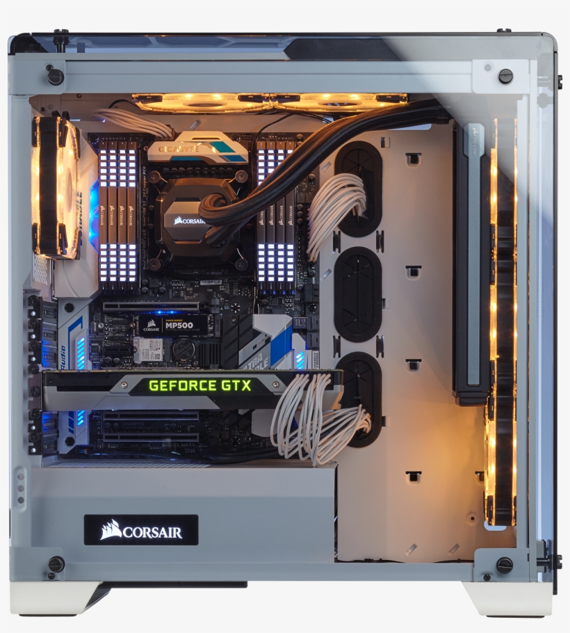 Torre Corsair Crystal 570x Rgb, transparent png download