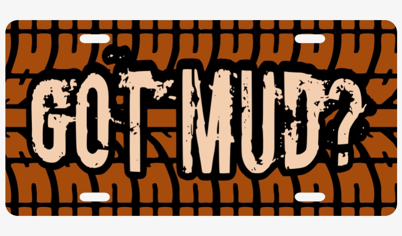 Tire Tread License Plate - Graphic Design, transparent png download