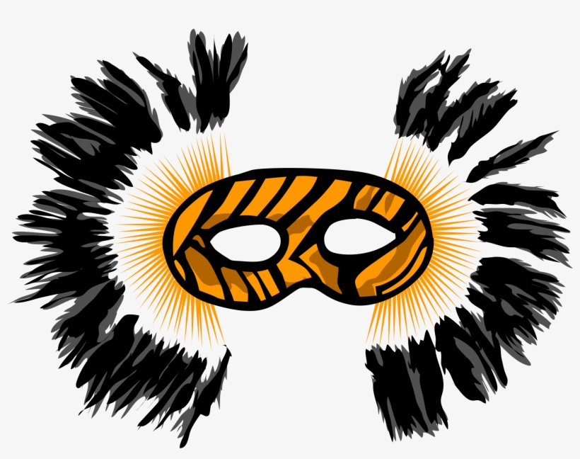 Mardi Gras Mask - Illustration, transparent png download