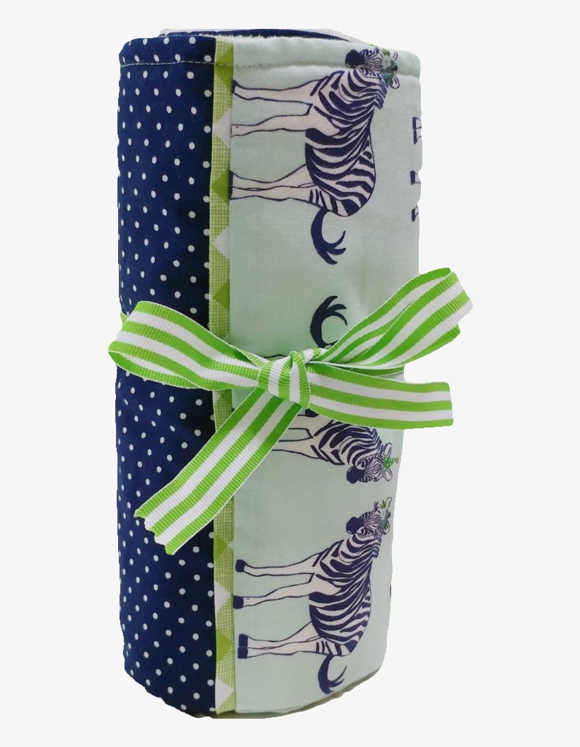 Baby Travel Essentials Diaper Changing Pad Zebra - Wrapping Paper, transparent png download