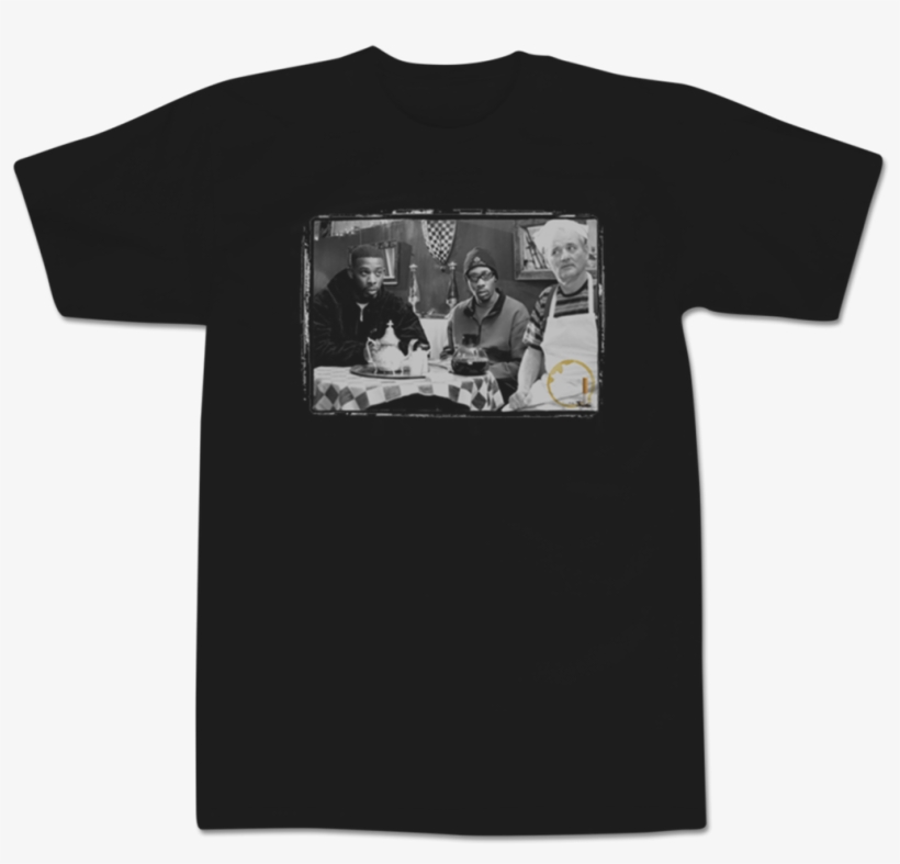 'coffee & Cigarettes' T-shirt Hutchla - Monochrome, transparent png download