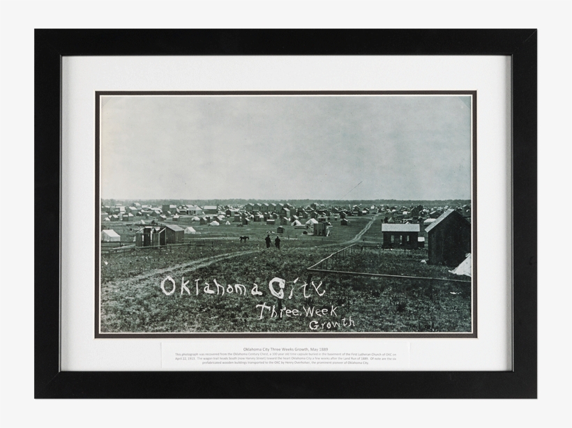 Harvey Street, Three Weeks Into Oklahoma City Being - Picture Frame, transparent png download